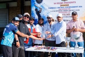 পূর্ব লন্ডনে এস৯ ফিল্মস টেপ বল ক্রিকেট টুর্নামেন্ট অনুষ্ঠিত, যৌথ চ্যাম্পিয়ন গোয়াইনঘাট স্পোর্টস ও জগন্নাথপুর সিসি