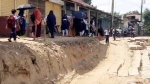 মনু নদীতে বিলীনের পথে শতবর্ষী কাউকাপন বাজার